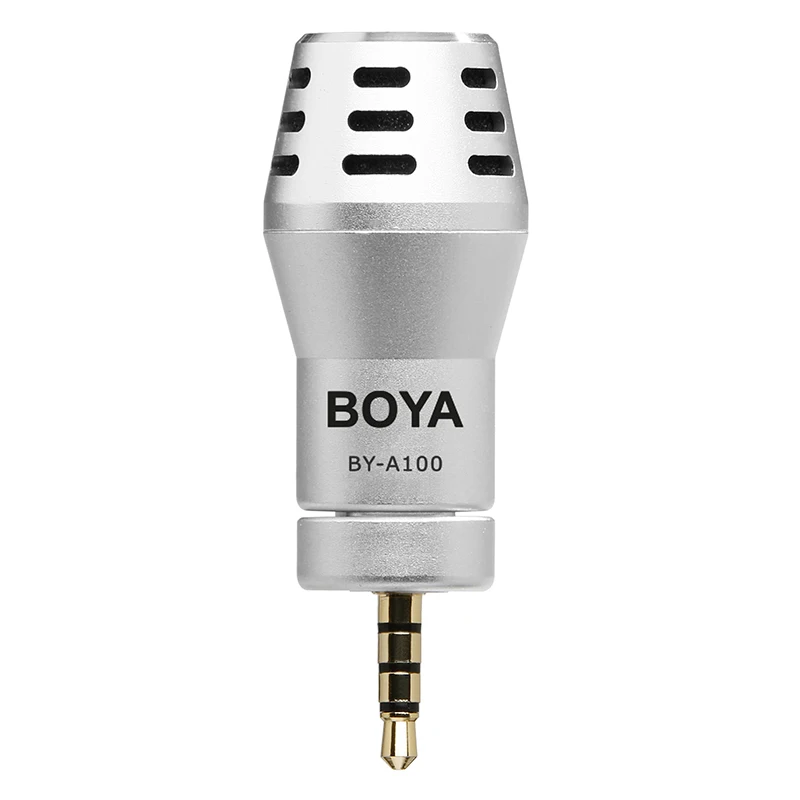 BOYA BY-A100 всенаправленный конденсаторный микрофон для iPhone 7 6 6s 5 5s iPad iPod трансляции