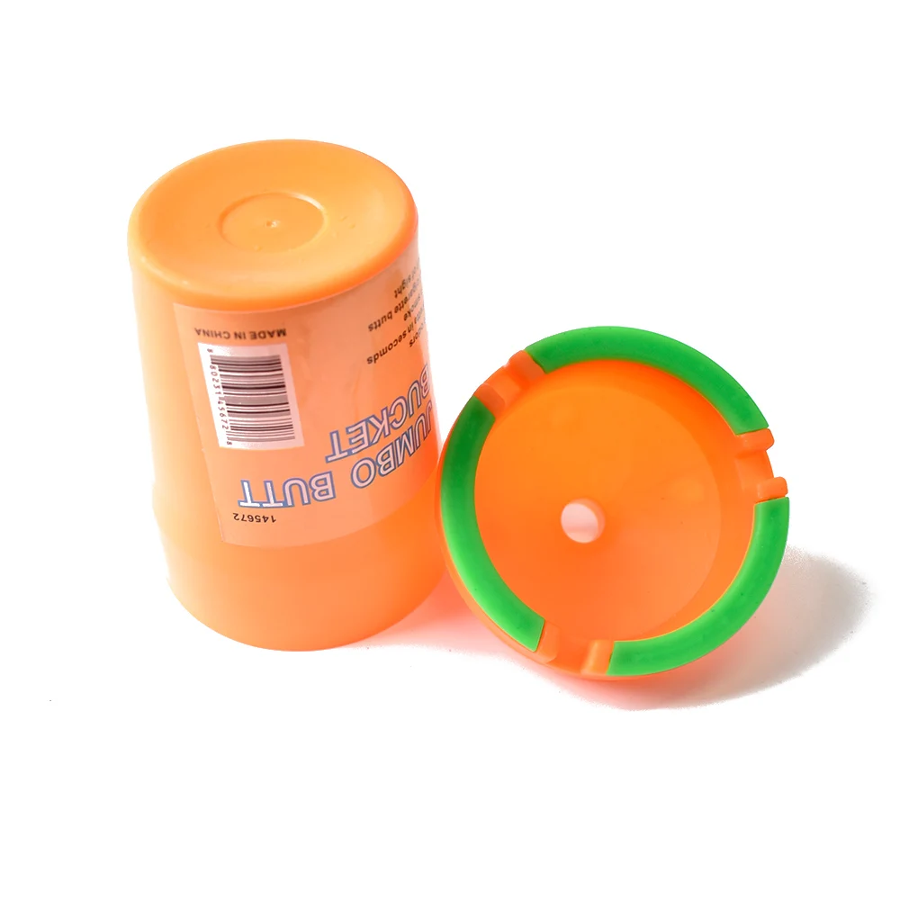 Светится в темноте акриловые круглые медленный нагрев Пепельница Ведро