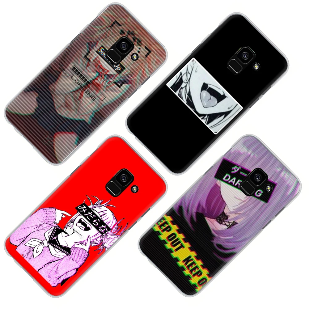 Жесткий чехол для телефона с японским аниме Sad Samsung Galaxy A3 A5 2016 2017 A7 A8 A9 2018 A 10 30 40 50 70 |