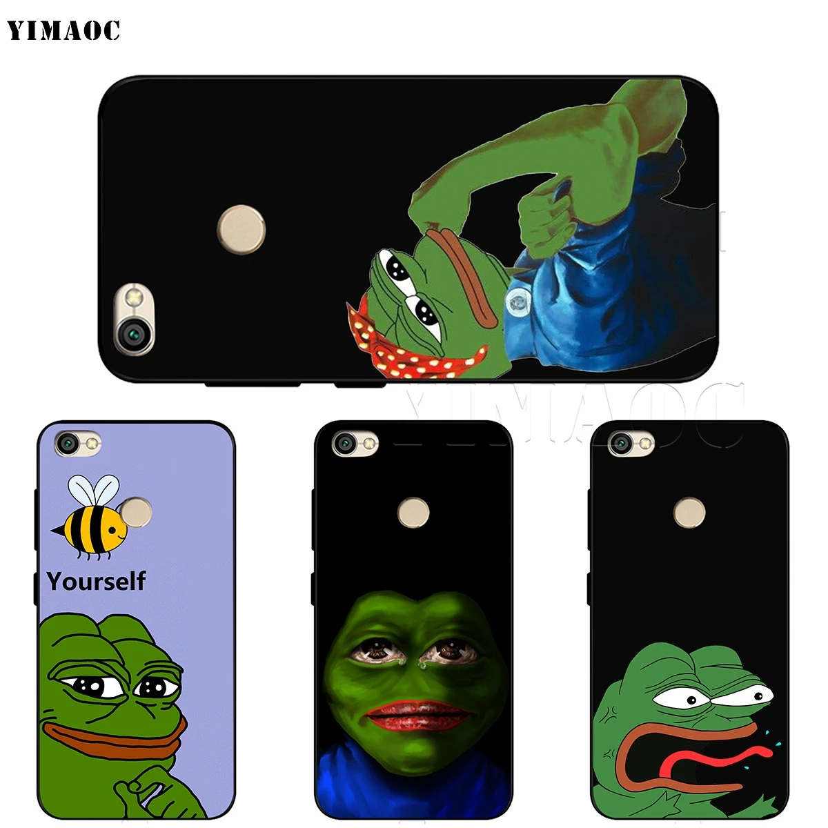 Чехол YIMAOC Pepe the Frog для Xiaomi Redmi mi Note MAX 3 6a 7 6 8 9 go se mi6 mi8 a1 a2 Lite 8A f1|Бамперы| |