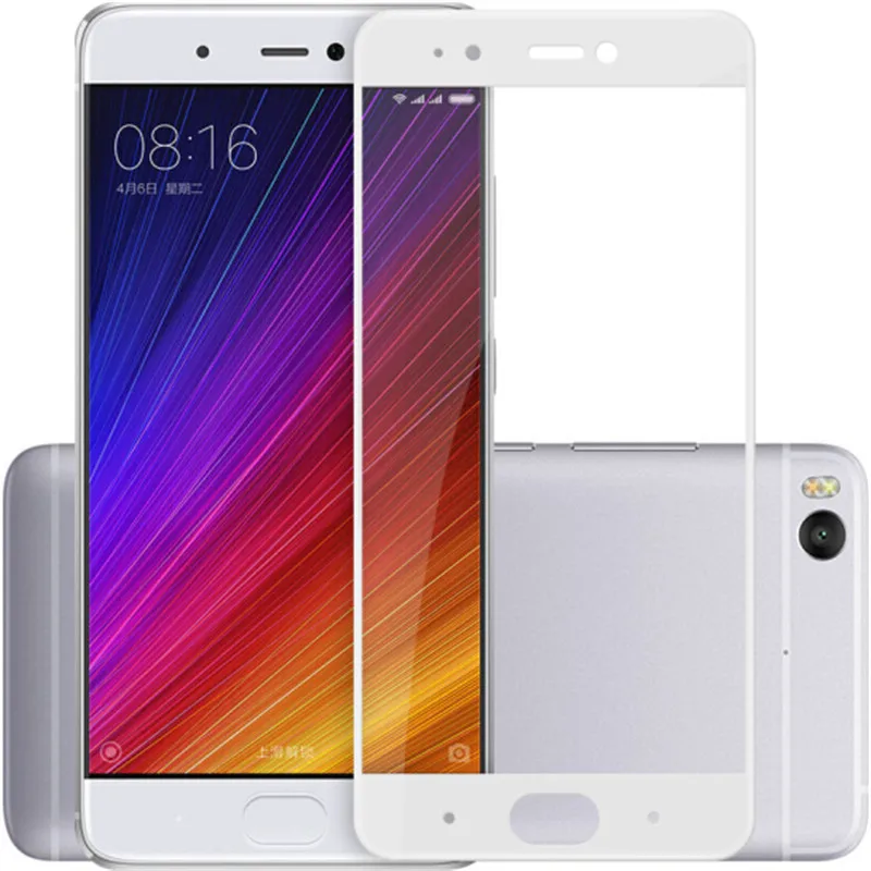 Полное покрытие из закаленного стекла для xiaomi 5S M5S MI5S 5 15 дюймов черный белый