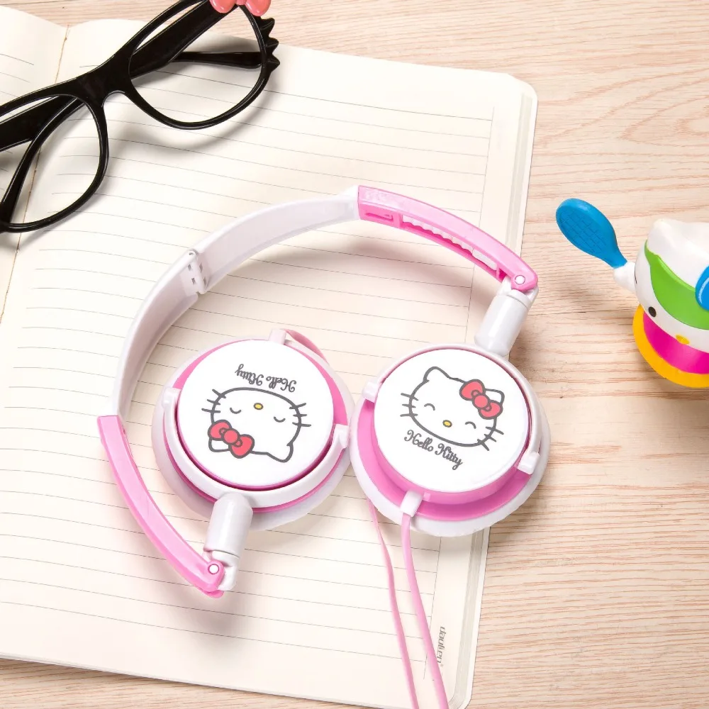 Милые наушники Hello kitty Наушники С микрофоном для MP3/MP4/для компьютера мобильного