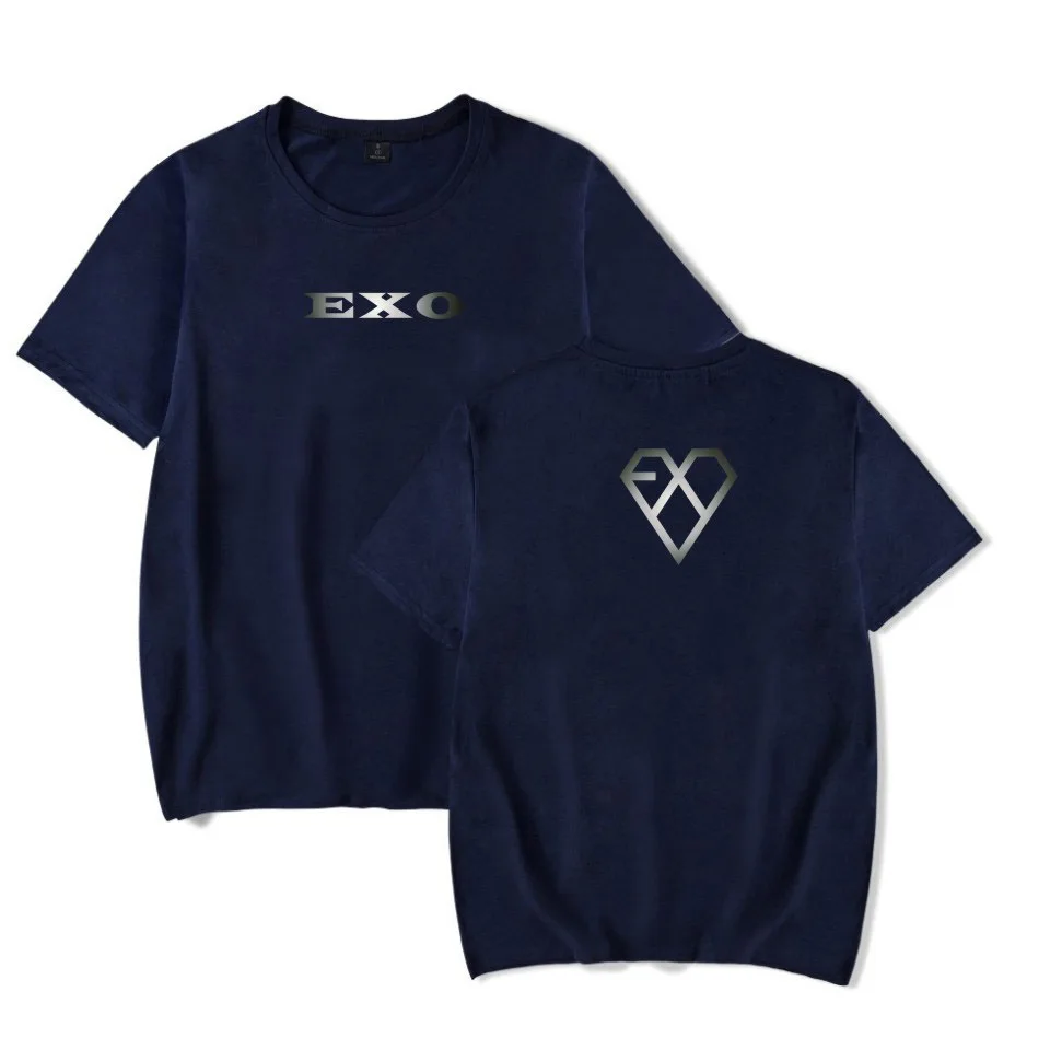 EXO Kpop korean loose casual Short Sleeve kawaii TShirt Women Cartoon T Shirt Tops Summer streetwear tee shirt female Clothes | Женская