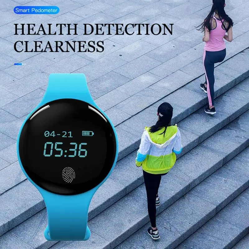 

Newest Smart Band Men Women Sports Pedometer Fitness Tracker Social Message Reminder Smart Wristband for IOS Android
