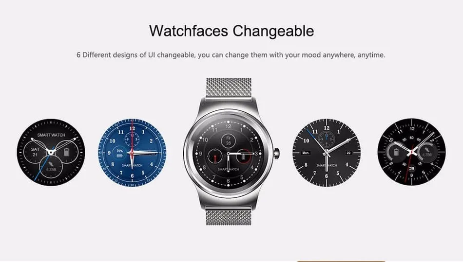 SMA-R Bluetooth Полный Круглый Smartwatch Спорт Шагомер монитор сердечного ритма кожа Смарт часы наручные Телефон для iOS Android