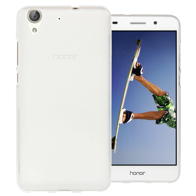 Мягкий силиконовый чехол ТПУ для HuaWei Honor 5A Play 4G LTE Противоскользящий гибкий