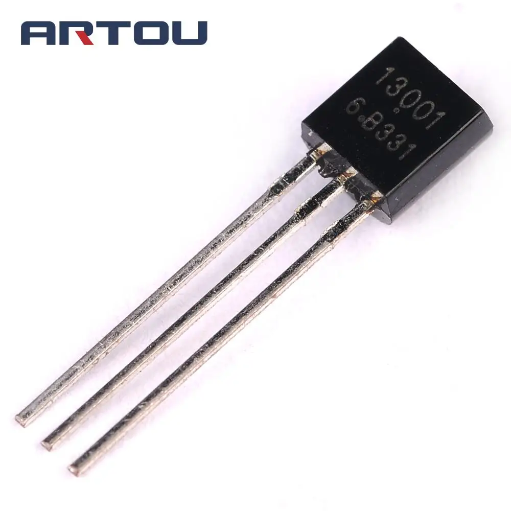 50 шт 13001 MJE13001 TO-92 600V 0.2A NPN транзистор | Электронные компоненты и принадлежности