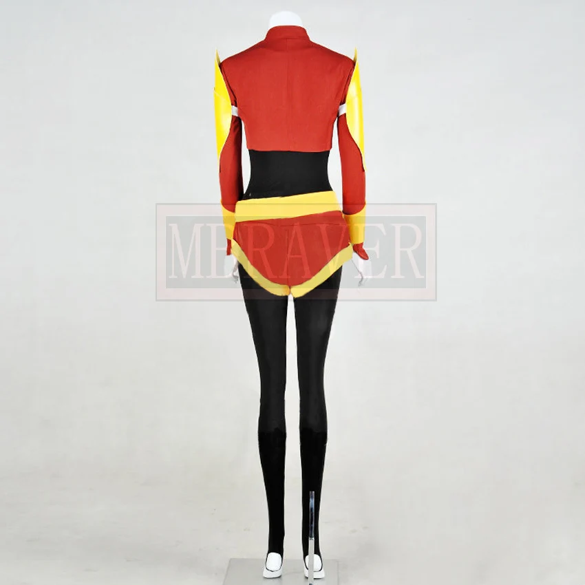 Бархатный костюм для косплея команды скарлатины CRDL красный комбинезон модный