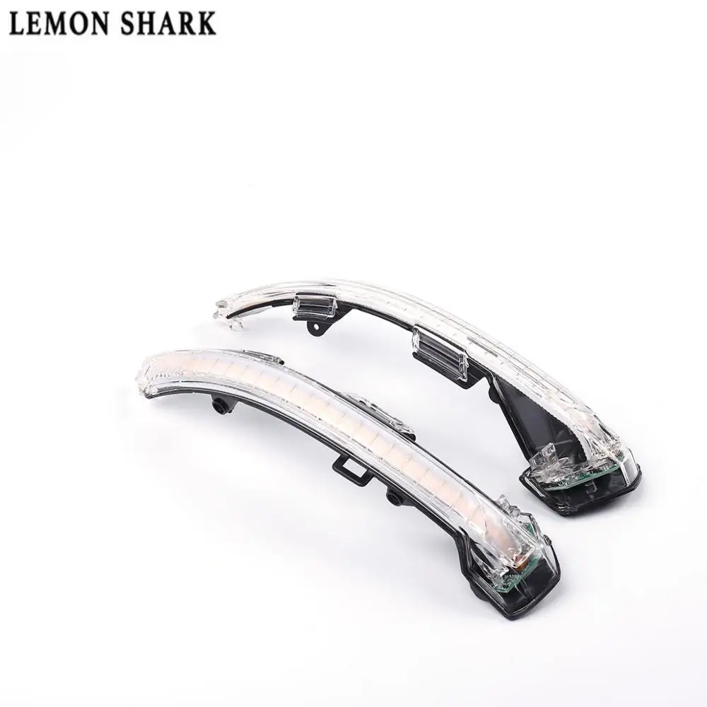 Crystal model LEMON SHARK светодиодный светильник для VW Passat B8 с боковым зеркалом заднего вида - Название цвета: Crystal model