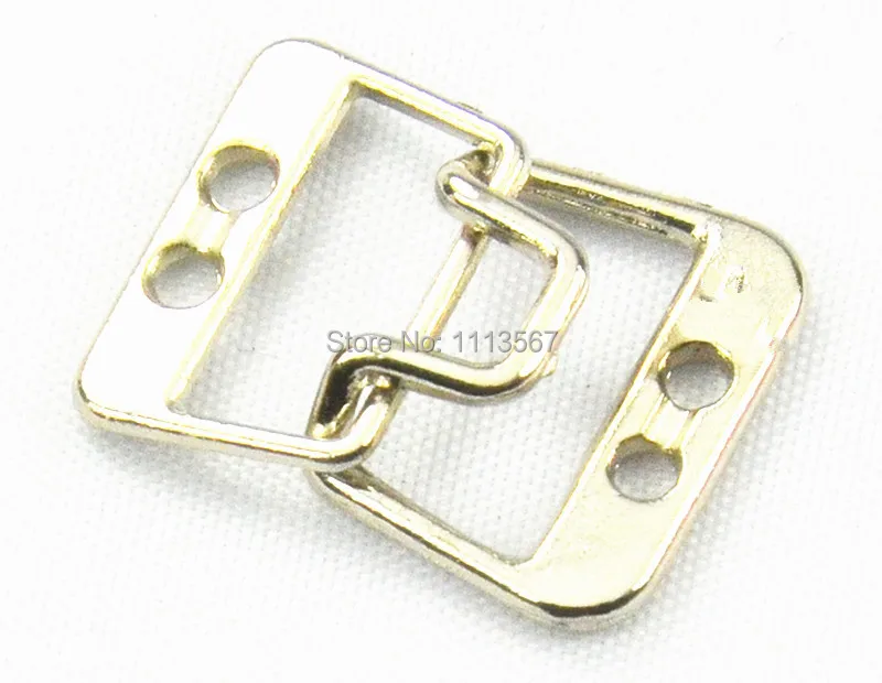

100pieces Craft Silver Metal Waist Extender Hooks & Eyes Clasps Sewing On Garment Button for Clothes Hooks 19mm K117