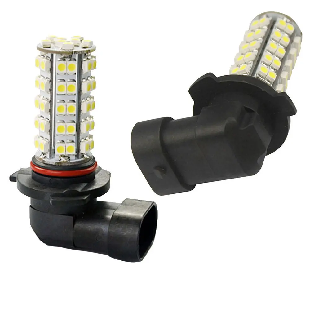 EE support 2 шт. 68-SMD 9145 9140 9005 H10 ксеноновые белые DC12V светодиодсветодиодный