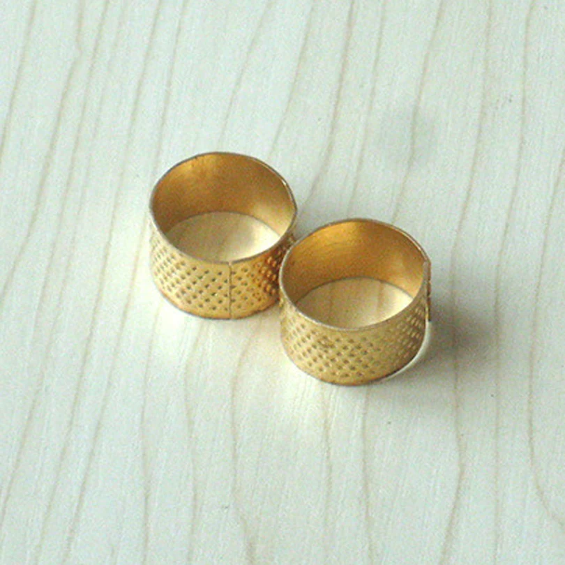 2 шт наперсток для шитья портные принадлежности кольцо домашнего инструменты