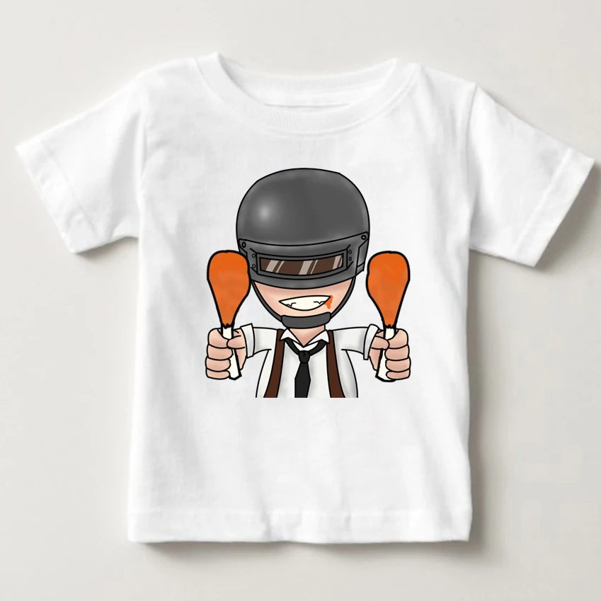 Игровые футболки playerunknowns battlegrounds Детская футболка winner с изображением цыпленка