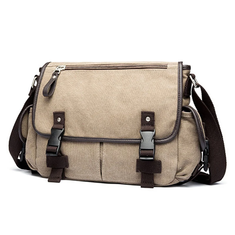 Модные Повседневные Сумки через плечо для мужчин дорожная сумка Холщовый