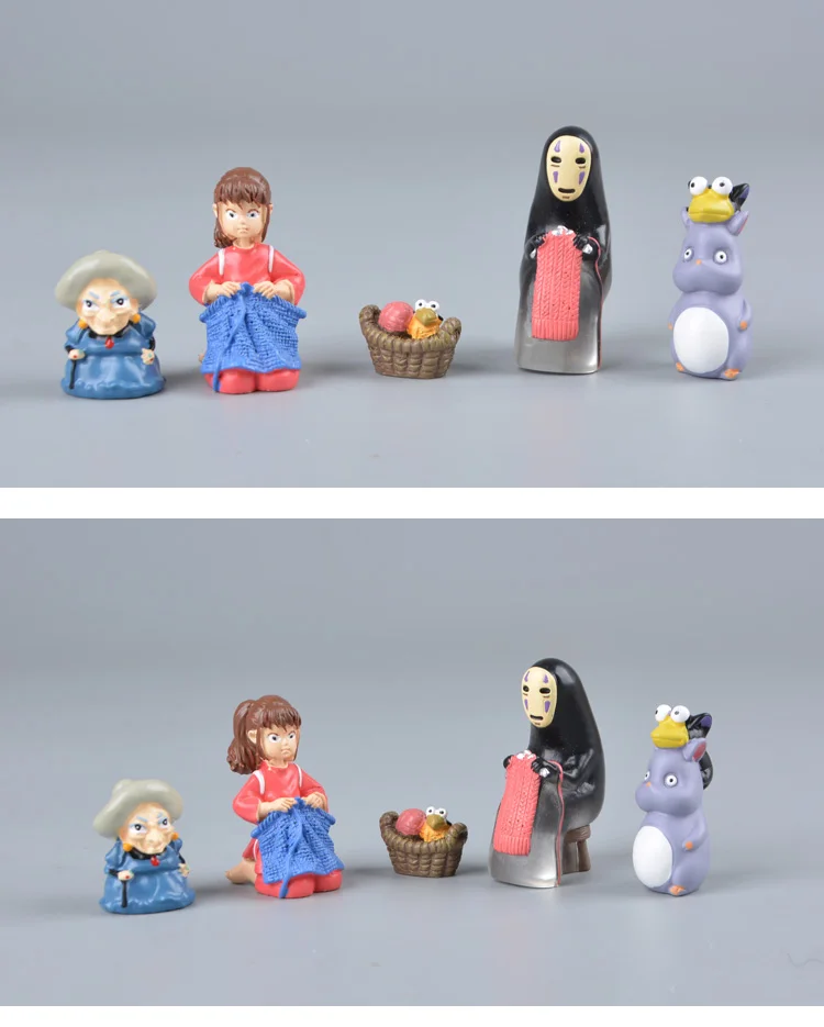 Koteta японское аниме студия Ghibli Унесенные призраками фильм Chihiro No Face Man модель мини-фигурка Хаяо Миядзаки украшения
