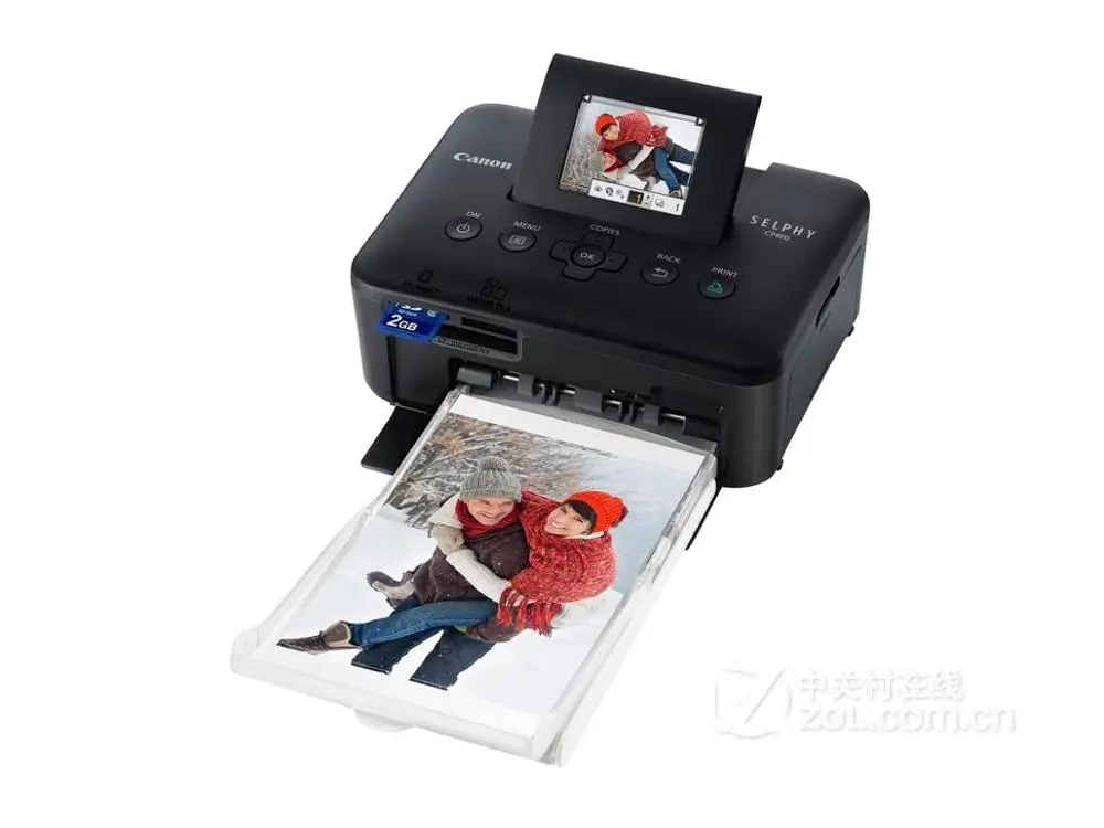 Черный Б/у фотопринтер Canon SELPHY CP800 5 дюймов в коробке - Цвет: Черный