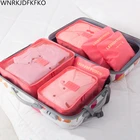 6 шт.компл. из дорожной сумки, Набор сумок для хранения, нейлоновая упаковка, кубическая система сумок для путешествий, прочная сумка унисекс для одежды