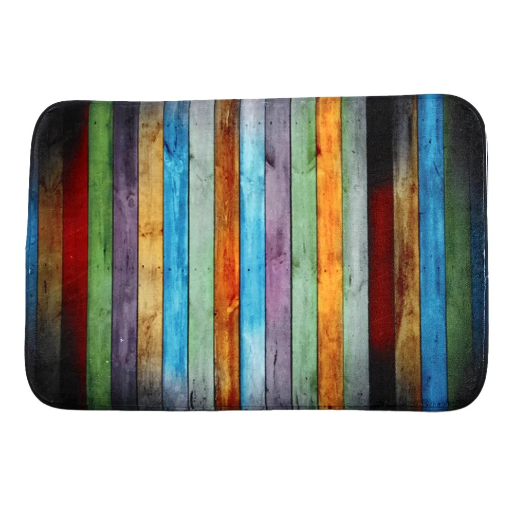 Домашний ковер красочный Коврик деревянный домашний коврик для спальни не