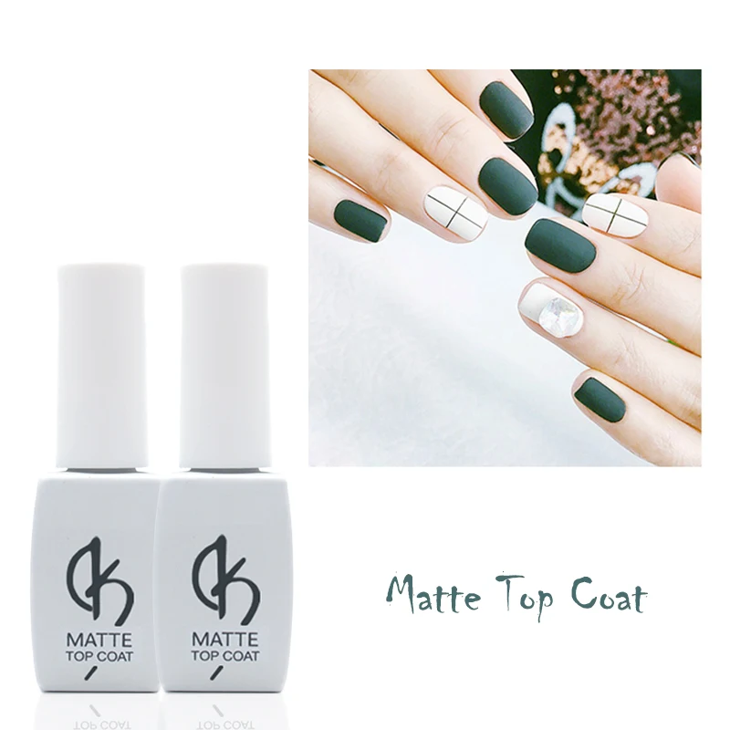 Последняя ультрафиолетового света на гвозде матовый топ Гель лак 8 мл матовая