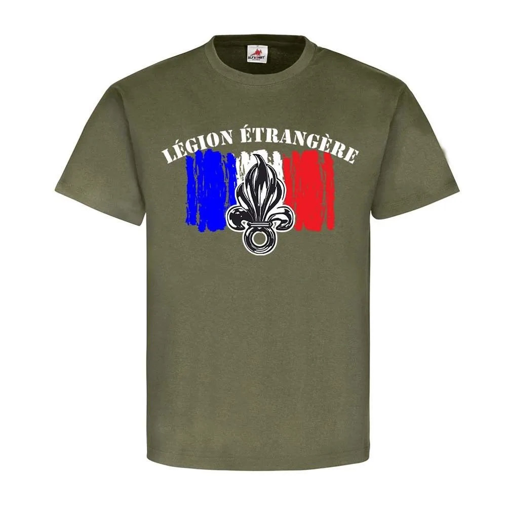 

2019 Summer brand clothing Legion foreigner Veteran legio patria nostra Fremdenlegion Frankreich Novelty T Shirt