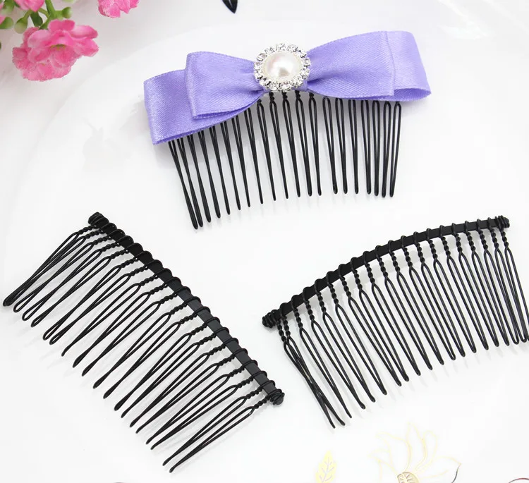 Набор из 75 шт. металлическая пустая расческа для волос Вуалетка поставка