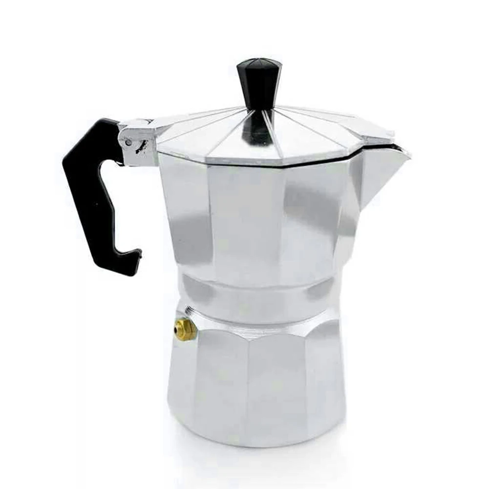 Итальянский топ эспрессо Percolator 1cup/3cup/6cup/9cup/12cup Кофеварка для приготовления кофе на плите восьмиугольная Бытовая алюминий Cafeteira
