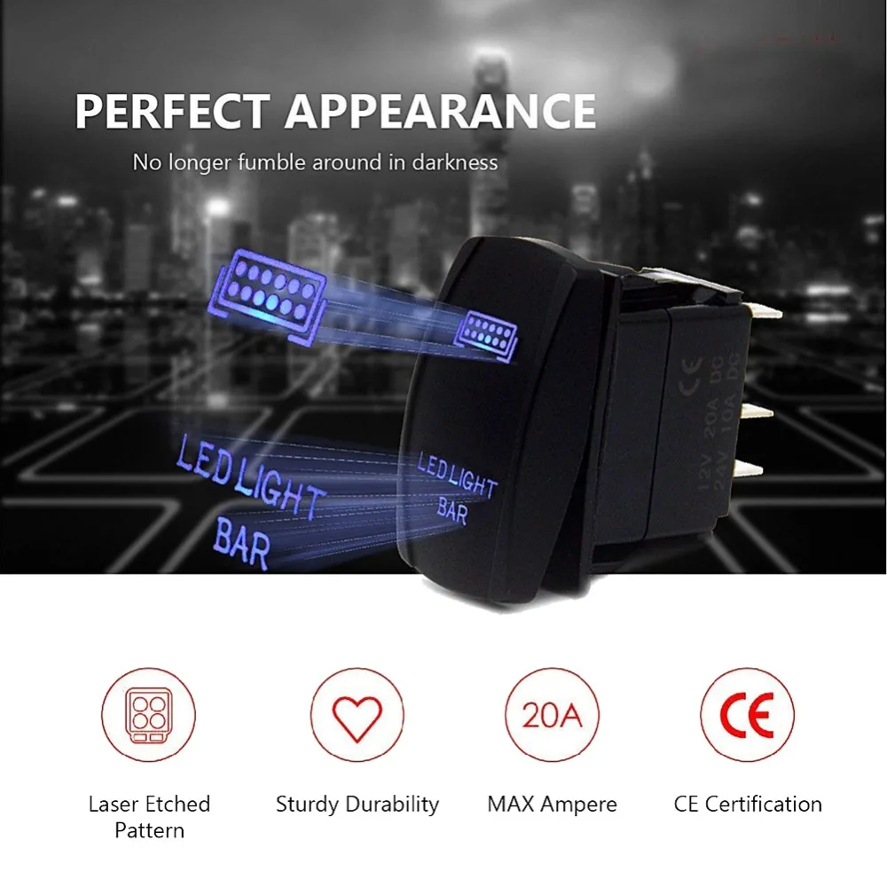 3 х клавишный переключатель панель кулисный Профессиональный Морской