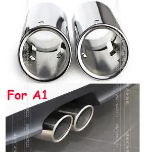 Аксессуары 2 ШТ. ПОДХОДИТ ДЛЯ A1 ЗАДНИЙ ГЛУШИТЕЛЬ СОВЕТ ВЫХЛОПНОЙ ТРУБЫ ФИНИШЕР 2011