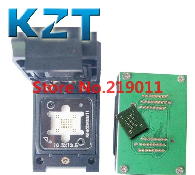 BGA63 0 8 мм IC программатор адаптер/BGA63 тестовый разъем/BGA63 до 48 выжигающий flip shrapnet