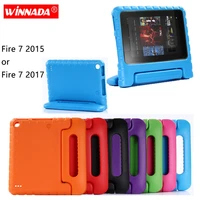 for amazon kindle fire 7 2017 2015 case kids tablet shell shockproof eva hand held cover for kindle fire 7 9th generation 2019