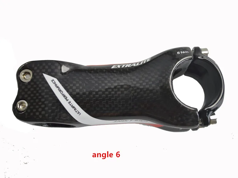 EXTRALITE carbon bicycle stem bike parts 6degrees 17 degree 70-130mm 3k finish for road MTB stems Riding equipment | Спорт и