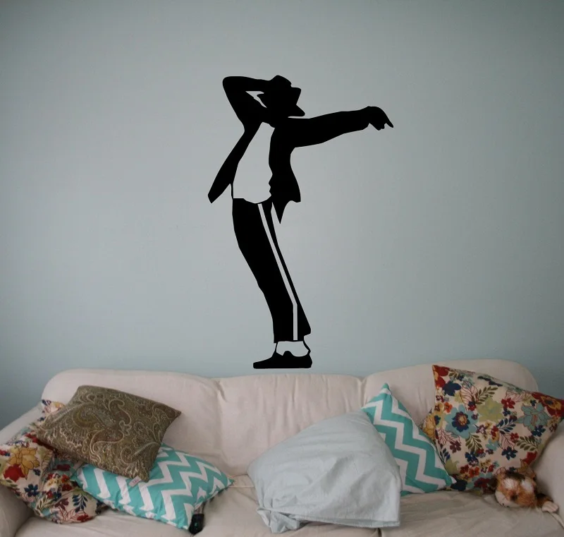 Майкл Джексон танцор виниловая настенная Наклейка Декор поп арт дизайн