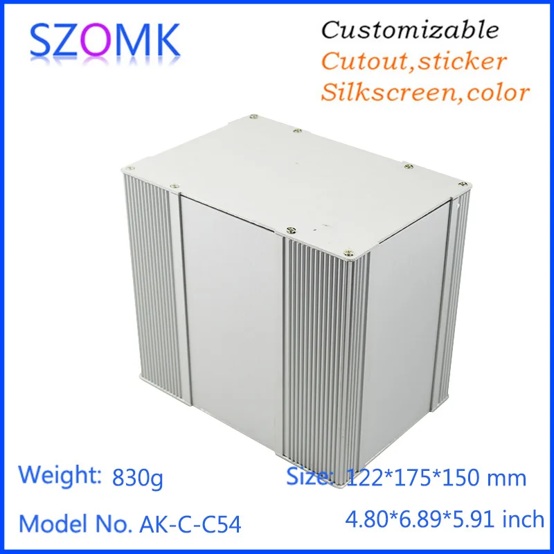 1 шт. алюминиевый корпус для электроники 122*175*150 мм|box|project audio boxbox adaptor |