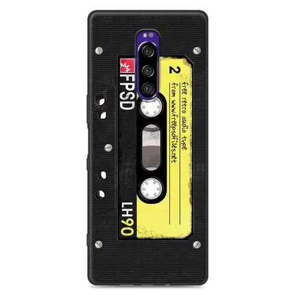Силиконовый чехол для sony Xperia 1, чехол, Ретро камера, телефон, окрашенный Мягкий ТПУ чехол для телефона, для sony Xperia 1, J8110, J8170, J9110 - Цвет: A1