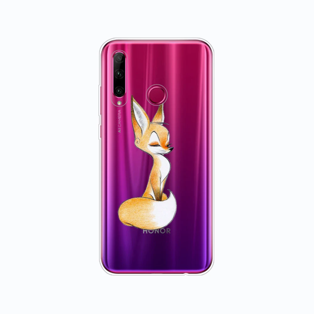 80352 Чехол для Honor 20, чехол, силиконовая задняя крышка, чехол для телефона, для huawei Honor 20 Pro Lite, Honor20, YAL-L21, YAL-L41, роскошная задняя крышка с рисунком - Цвет: 80352