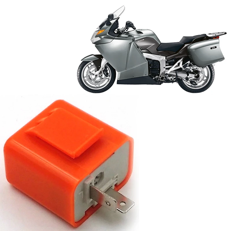 Авто мотоцикл 12 В 2 Pin Регулируемая частота светодиодный импульсное реле лампы