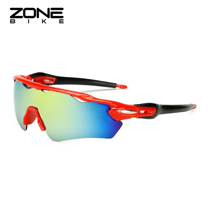 red black ZONEBIKE, велосипедные солнцезащитные очки, спортивные, велосипедные очки, Gafas Deportivas, велосипедные очки, очки для мужчин, Oculos Ciclismo, Lunette Cyclisme - Цвет: red black