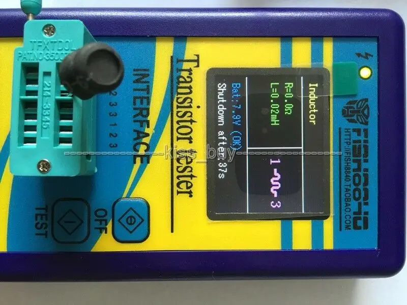 DYKB TFT LCD Транзистор тестер Диод тиристорный емкостной резистор индуктивность MOSFET
