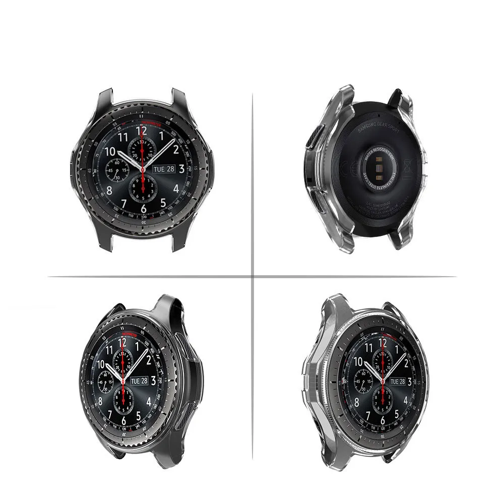Чехол gear S3 frontier для samsung Galaxy watch 46 мм 42 мм чехол с гальваническим покрытием gear s3 classic gear спортивный защитный чехол