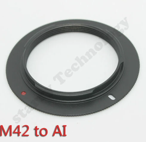 M42 объектив к AI для Nikon Крепление переходное кольцо D80 D90 D5100 D7000 D200 D300 D700 |