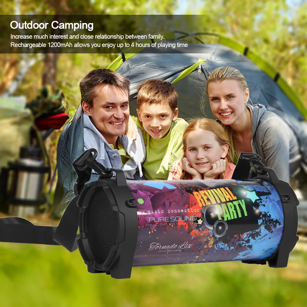 Smalody SL 10 беспроводной Bluetooth динамик открытый Soundbox Вт стерео Бас Сабвуфер