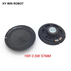 2 шт. Новый ультратонкий динамик дверной звонок гудок игрушечный автомобильный гудок 16 Ом 0,5 Вт 0,5 Вт 16R динамик Диаметр 57 мм 5,7 см Толщина 10 мм