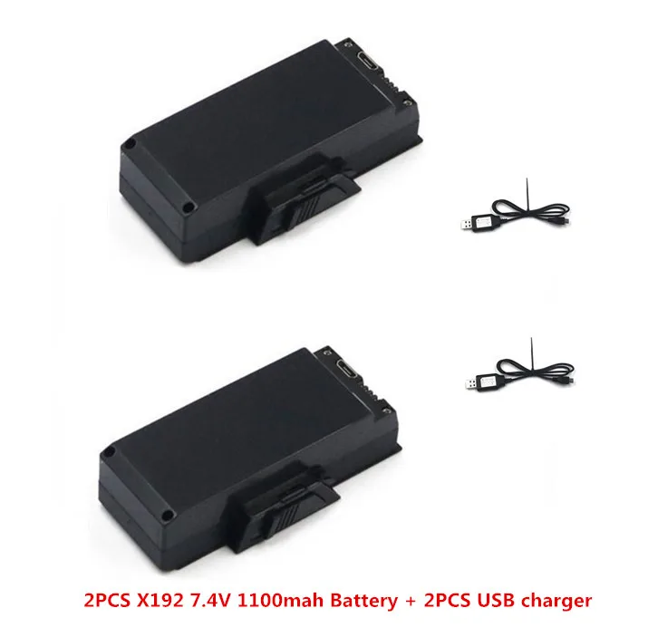 Горячая 7,4 V 1100 mah 3,7 V 1100 mah 2200 mah запасная батарея для SG900 SG900-S X192 X196 wifi FPV RC Дрон модель вертолета - Цвет: X192 7.4V 1100MAH