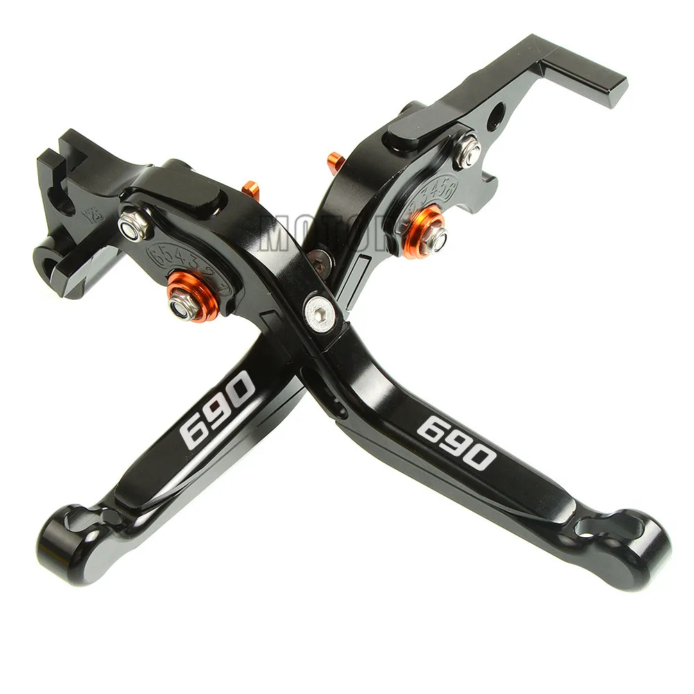 Black-Black-Black CNC мотоцикл регулируемые складные тормозные рычаги сцепления для KTM 690SMC 690SMC-R 690 Duke 2012-2013 Fold 690 SMC/SMC-R/Duke R - Цвет: Black-Black-Black