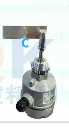 SJ-10C-24VDC Поворотный переключатель уровня материала, удлиняющий датчик стержня и промышленный датчик ограничения. Резьбой для установки - Цвет: SJ-10C-24VDC