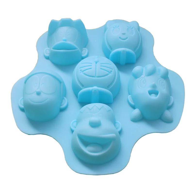 Мультфильм силиконовые формы для украшения торта Doraemon форма выпечки