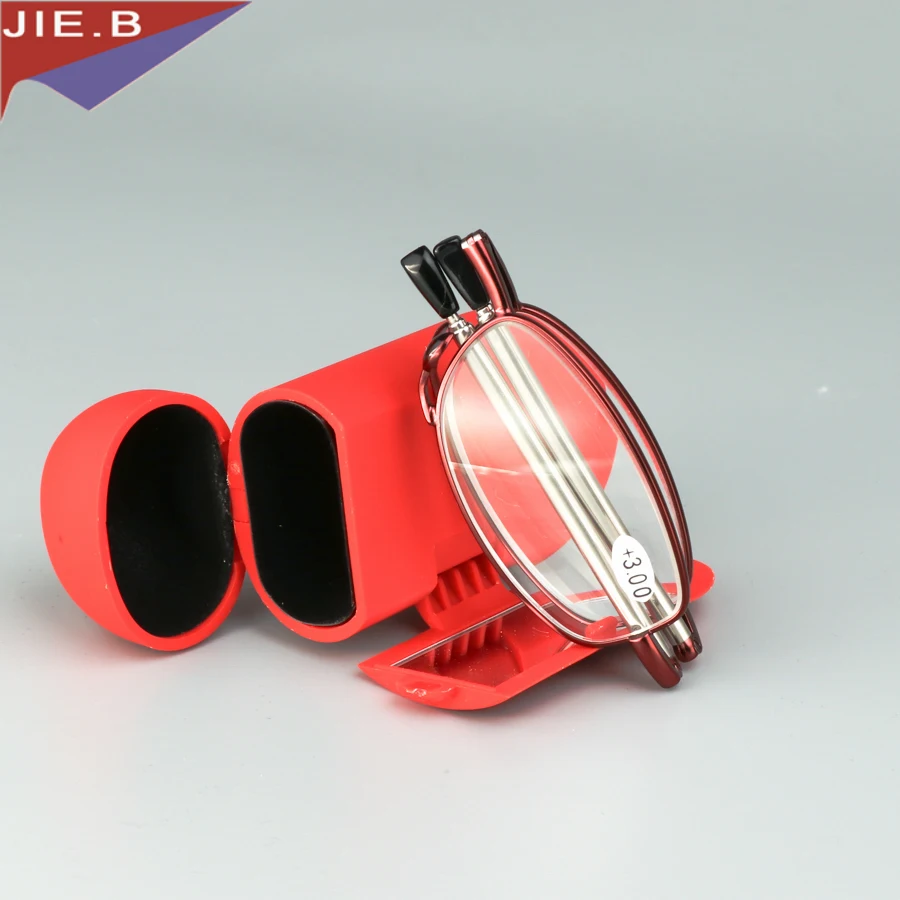 

2019 Folding Anti Fatigue Reading Women Glasses High Grade Foldable Pocket Presbyopia Reader Hyperopia Eyewear+1+1.5+2+2.5+3+3.5