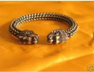 Бесплатная доставка&gt серебряный браслет Miao ручной работы с преувеличенными