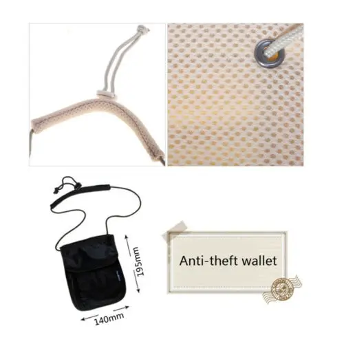 Беззаботных путешествий Корпус чехол бумажник с отделением для паспорта шее