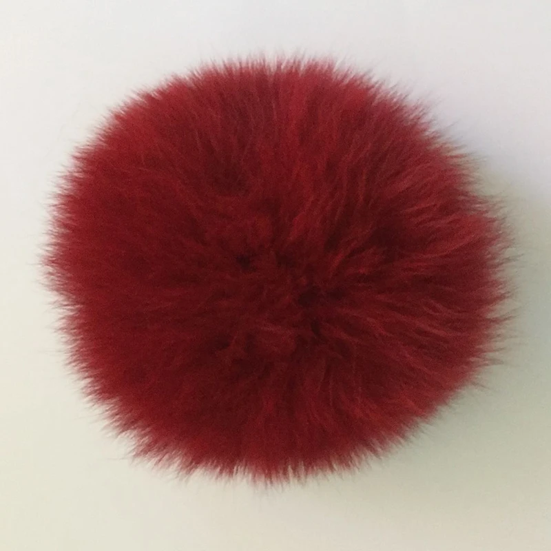 Новые модные 15 см многоцветный настоящие енота лисий мех норки мяч 20 красочных